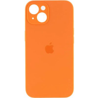 Чохол Silicone Case Camera Protective iPhone 14 Жовтогарячий (Kumquat)