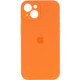Чехол Silicone Case Camera Protective iPhone 14 Оранжевый (Kumquat)