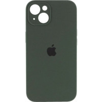 Чохол Silicone Case Camera Protective iPhone 14 Зелений (Cyprus Green)