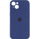 Чехол Silicone Case Camera Protective iPhone 14 Синий (Deep Navy)
