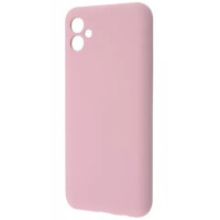 Чохол накладка Silicone Cover Soft Touch ЗК Samsung A04e пудра