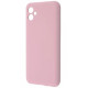 Чохол накладка Silicone Cover Soft Touch ЗК Samsung A04e пудра