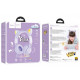 Навушники Bluetooth CAT Ear Hoco W39 з підсвіткою Purple