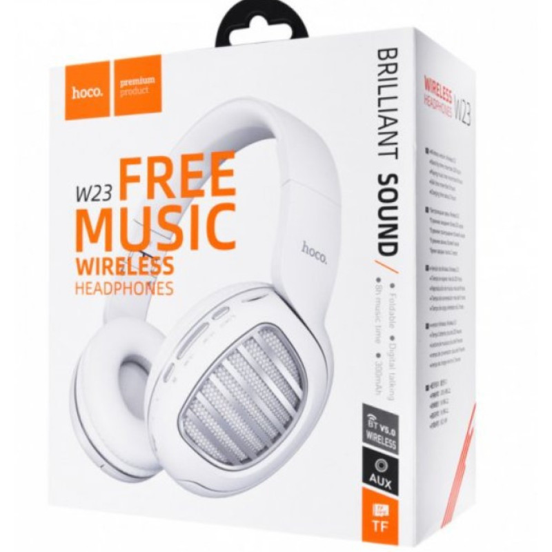 Наушники Hoco W23 bluetooth White