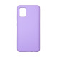 Чехол накладка Silicone Cover Soft Touch ОК Samsung A31 Лаванда