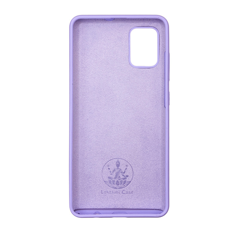 Чехол накладка Silicone Cover Soft Touch ОК Samsung A31 Лаванда
