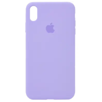 Чехол Silicone Case iPhone X/Xs лаванда