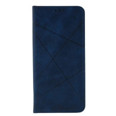 Чохол книжка Business leather Xiaomi Redmi Note 8T Темно-синій