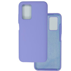 Чехол накладка Silicone Cover Soft Touch ОК Xiaomi Redmi 10 Лаванда