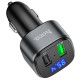 FM модулятор авто адаптер Hoco E67 Fighter 2USB QC3.0 Bluetooth