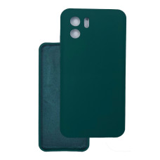 Чехол накладка SSilicone Cover Soft Touch ЗК Xiaomi Redmi A1 Темно-зеленый