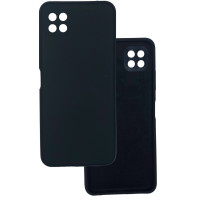 Чохол накладка Silicone Cover Soft Touch ЗК Samsung A22 5G Чорний