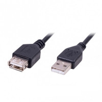 Кабель-удлинитель USB-USB 1.2m черный