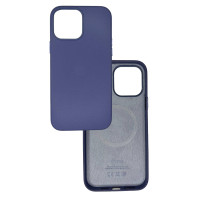 Чехол Leather Case original +MagSafe iPhone 13 Pro Max light blue
