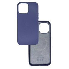 Чехол Leather Case original +MagSafe iPhone 13 Pro Max light blue