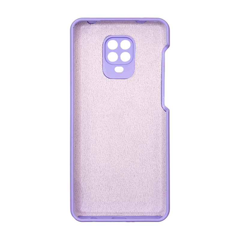Чехол накладка Silicone Cover Soft Touch ЗК Xiaomi Redmi Note 9s/Pro/Max Лаванда
