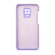 Чехол накладка Silicone Cover Soft Touch ЗК Xiaomi Redmi Note 9s/Pro/Max Лаванда