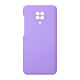 Чехол накладка Silicone Cover Soft Touch ЗК Xiaomi Redmi Note 9s/Pro/Max Лаванда
