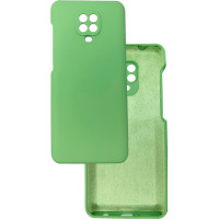 Чехол накладка Silicone Cover Soft Touch ЗК Xiaomi Redmi Note 9s/Pro/Max Мятный