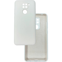 Чохол накладка Silicone Cover Soft Touch ЗК Xiaomi Redmi Note 9 Білий