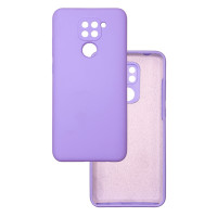 Чохол накладка Silicone Cover Soft Touch ЗК Xiaomi Redmi Note 9 Лаванда