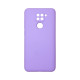 Чехол накладка Silicone Cover Soft Touch ЗК Xiaomi Redmi Note 9 Лаванда