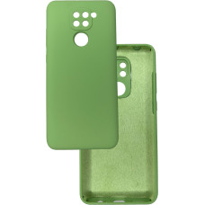 Чехол накладка Silicone Cover Soft Touch ЗК Xiaomi Redmi Note 9 Мятный
