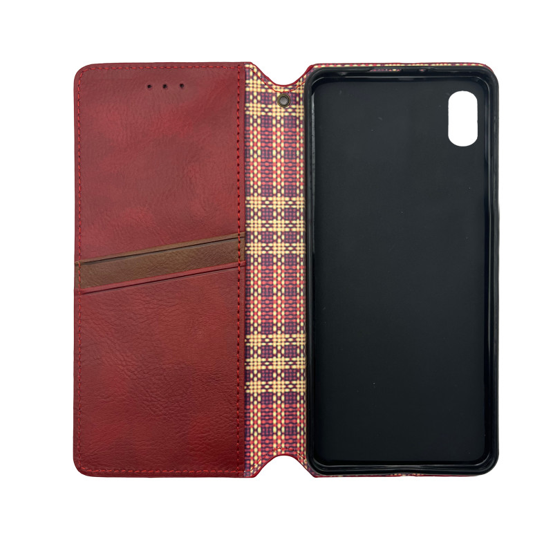 Чохол книжка шкіряний Cubic Xiaomi Redmi 7A Червоний