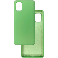 Чохол накладка Silicone Cover Soft Touch ОК Samsung A51 М'ятний