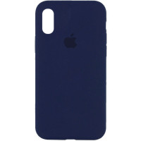 Чехол Silicone Case iPhone Xr темно-синий