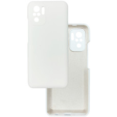 Чохол накладка Silicone Cover Soft Touch ЗК Xiaomi Redmi Note 10 (4G) / 10S / Poco M5s Білий