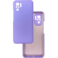Чохол накладка Silicone Cover Soft Touch ЗК Xiaomi Redmi Note 10 (4G) / 10S / Poco M5s Лаванда