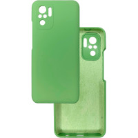 Чохол накладка Silicone Cover Soft Touch ЗК Xiaomi Redmi Note 10 (4G) / 10S / Poco M5s М'ятний