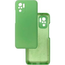 Чохол накладка Silicone Cover Soft Touch ЗК Xiaomi Redmi Note 10 (4G) / 10S / Poco M5s М'ятний