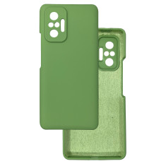 Чехол накладка Silicone Cover Soft Touch ЗК Xiaomi Redmi Note 10 Pro/Max Мятный