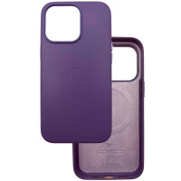 Чохол Leather Case original +MagSafe iPhone 13 Pro light blue