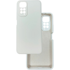 Чехол накладка Silicone Cover Soft Touch ЗК Xiaomi Redmi Note 11 / Note 11s 4G Белый
