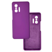 Чохол накладка Silicone Cover Soft Touch ЗК Xiaomi 11T / 11T Pro Фіолетовий