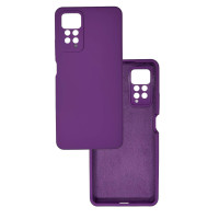 Чохол накладка Silicone Cover Soft Touch ЗК Xiaomi Redmi Note 11 Pro / Note 12 Pro 4G / Poco X4 NFC Фіолетовий