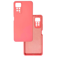 Чохол накладка Silicone Cover Soft Touch ЗК Xiaomi Redmi Note 11 Pro / Note 12 Pro 4G / Poco X4 NFC Рожевий