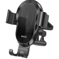 Автотримач Hoco CA105 бездротова зарядка 15 W (прищіпка)
