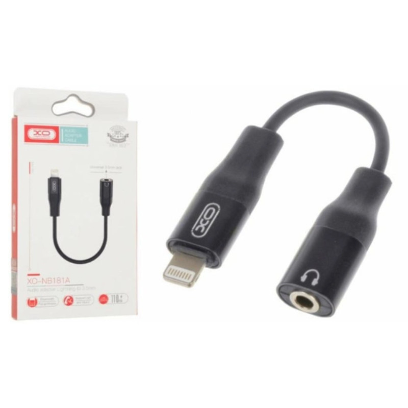 Перехідник XO NB181-A Lightning-3.5 AUX converter