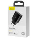 Мережевий адаптер Baseus PD 20 W 3 A CCFS-SN01 Black