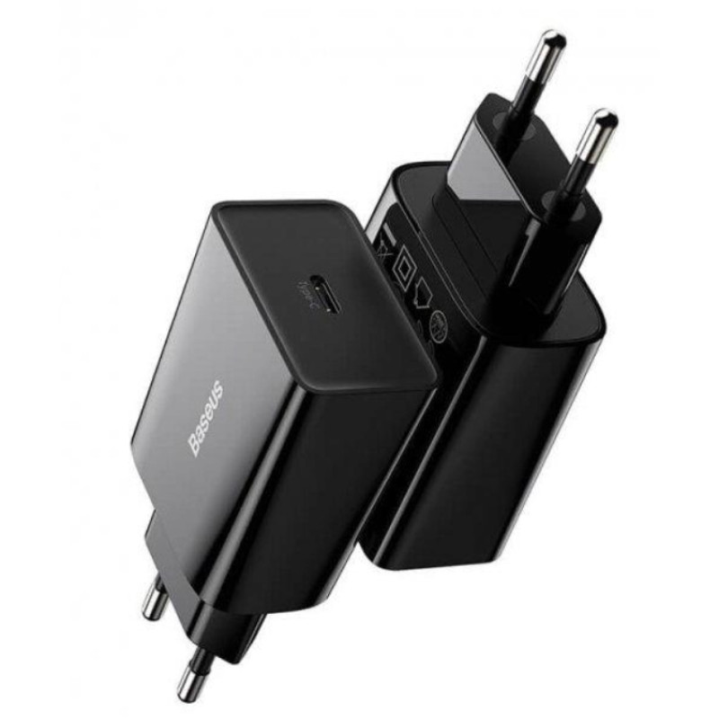 Мережевий адаптер Baseus PD 20 W 3 A CCFS-SN01 Black