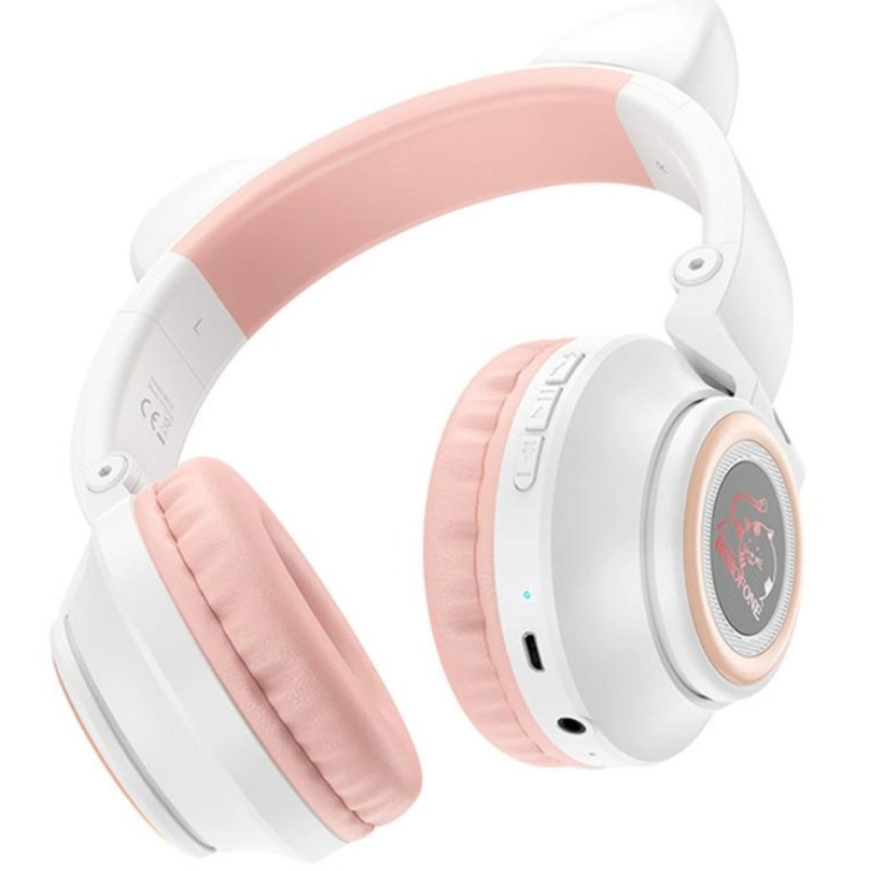 Навушники Bluetooth CAT Ear Borofone BO18 White