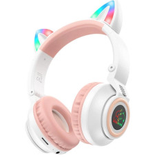Навушники Bluetooth CAT Ear Borofone BO18 White