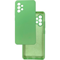 Чехол накладка Silicone Cover Soft Touch ЗК Samsung A32 Мятный