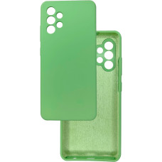 Чехол накладка Silicone Cover Soft Touch ЗК Samsung A32 Мятный