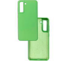 Чохол накладка Silicone Cover Soft Touch ВК Samsung S21 FE М'ятний