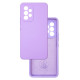 Чехол накладка Silicone Cover Soft Touch ЗК amsung A53 5G Лаванда